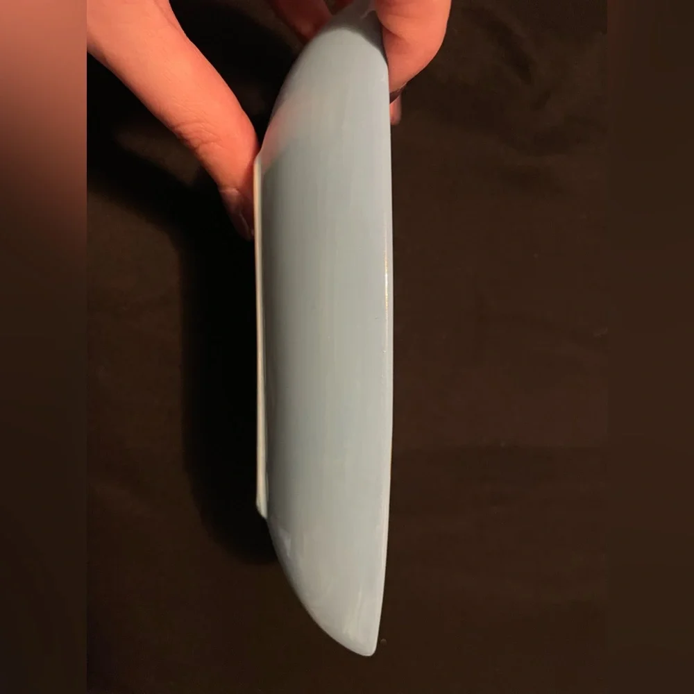 Glass dish.